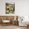 Stupell Industries Expressionist Village Buildings Canvas, design by Petal Prints Design